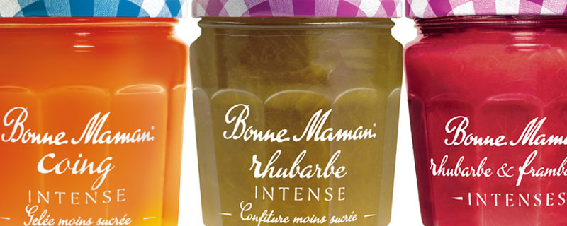 Packaging pour confiture Intense Bonne Maman