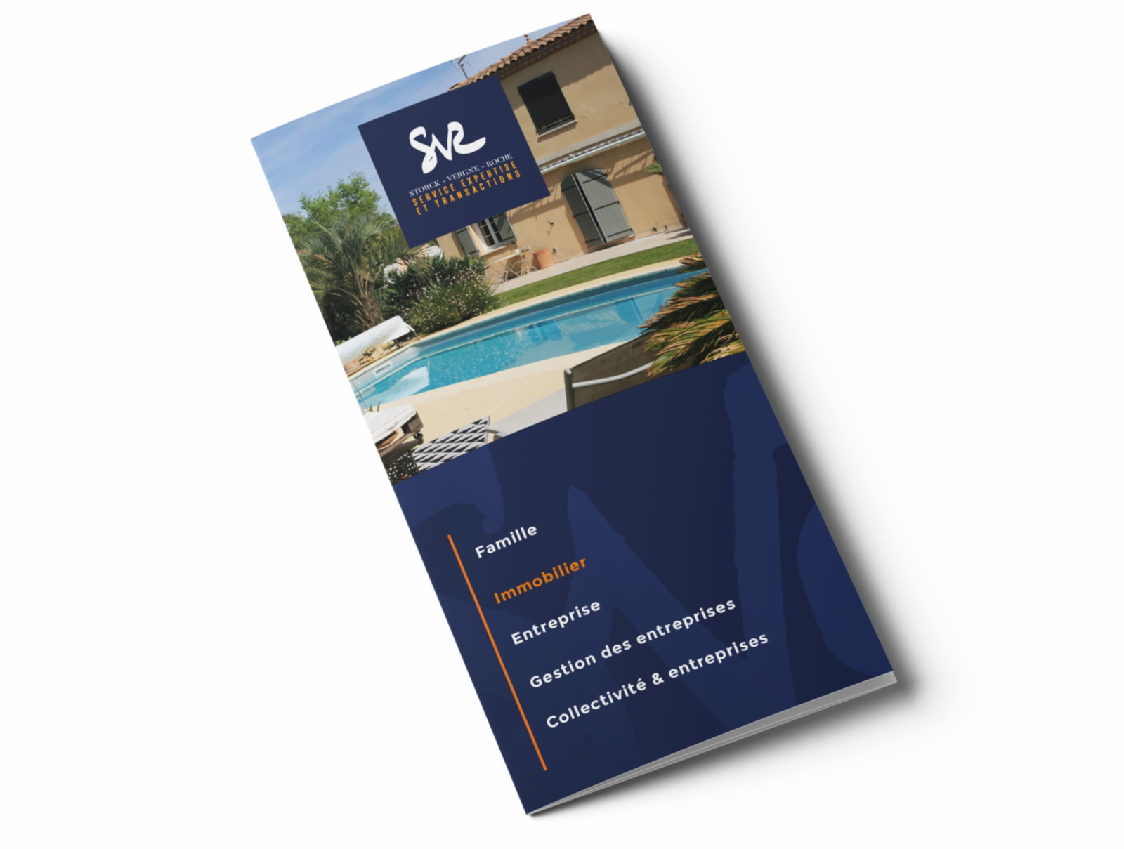 Brochure étude notariale SVR à Nîmes