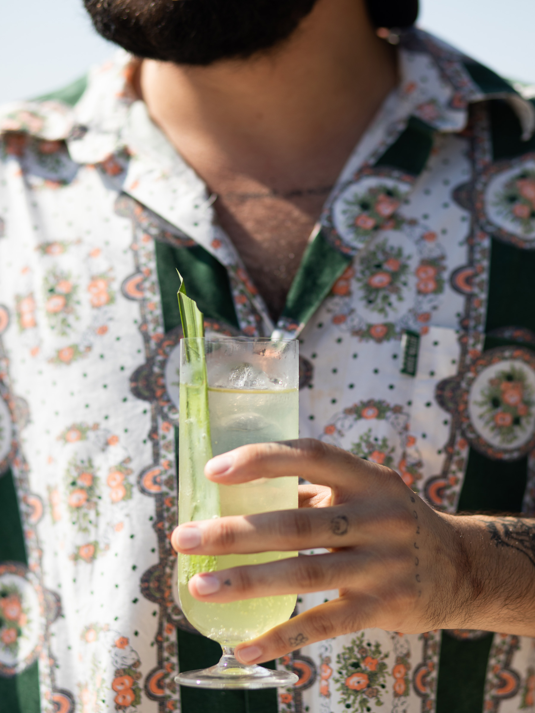 Shooting photo cocktail pour le restaurant l'Anse Sauvage à Pérols