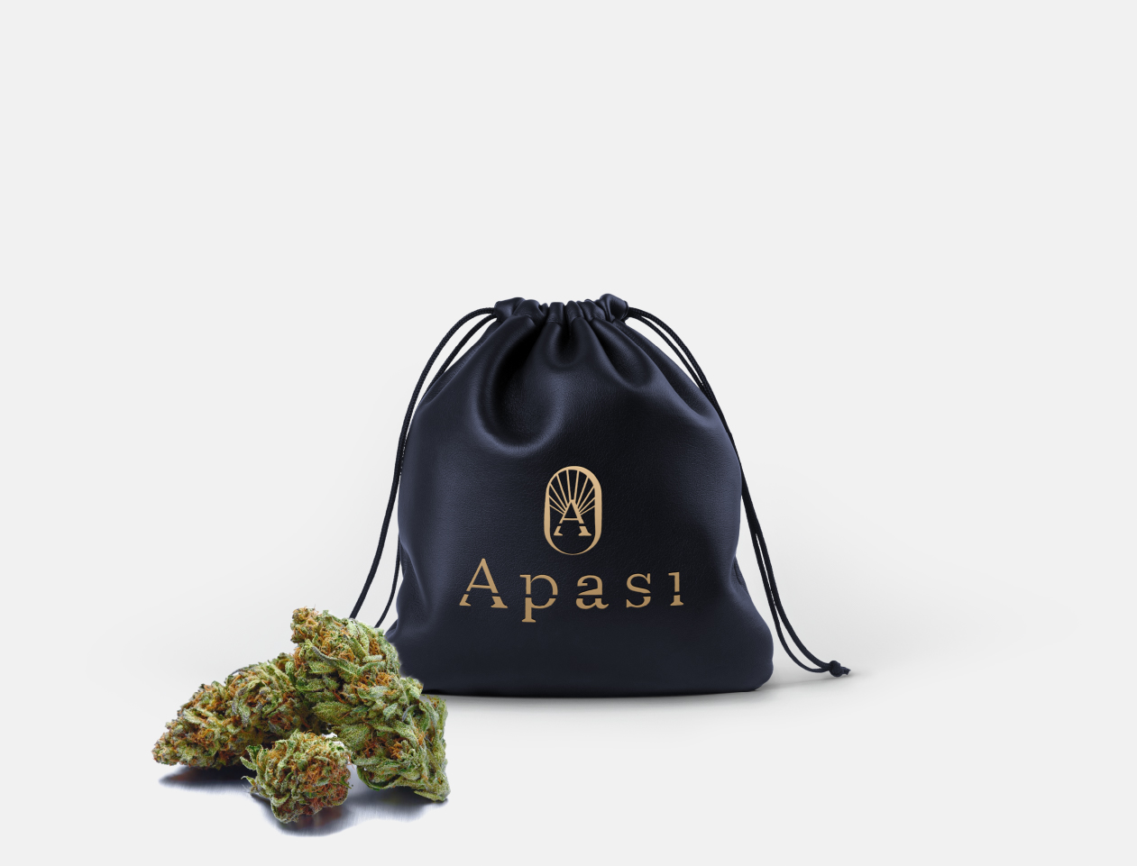 Packaging de la fleur de CBD Apasi, producteur de bien-être